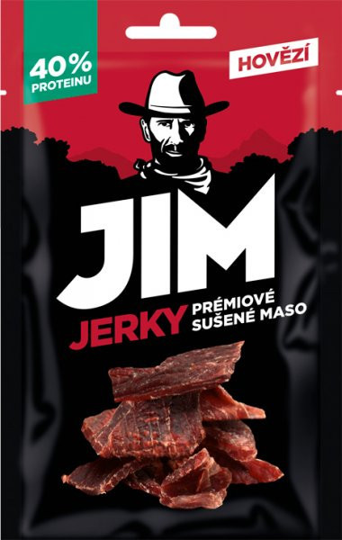 JIM JERKY hovězí - sušené maso - 23g