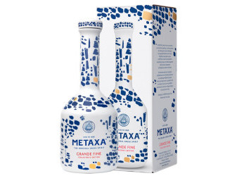 Metaxa Grande Fine porcelán 40% - Řecko - 0,7L