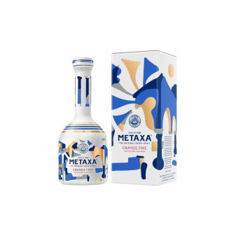 Metaxa Grande Fine porcelán 40% - Řecko - 0,7L