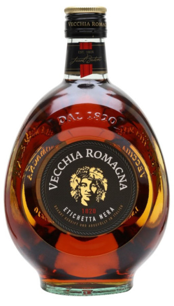 Brandy Vecchia Romagna E.Nera 38% - Itálie - 0,7L