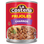 Frijoles - Pinto Charros - kořeněné kovbojské fazole s klobásou chorrizo - La costeňa - 560g