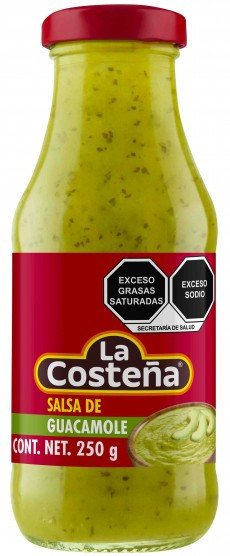Salsa De Guacamole - jemně pálivá omáčka s avokádem a koriandrem - La costeňa - 250g