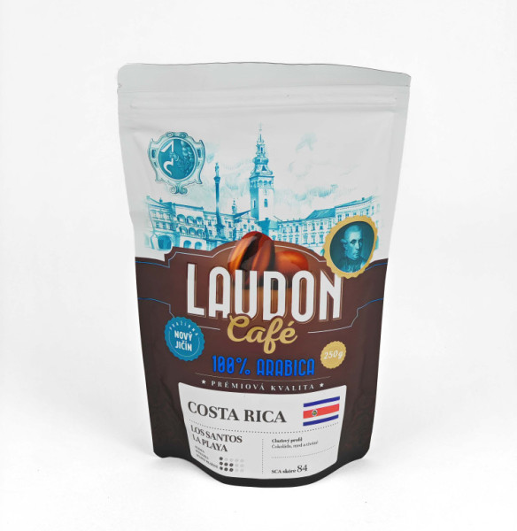 Káva - COSTA RICA -  Laudon café - Los santos La playa - pražírna Dobrá Čočka - 250g