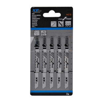Plátky pilové přímočaré 5ks - 50mm, velikost zubu 1,2mm