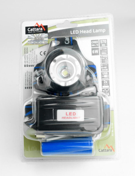 Svítilna čelovka LED 570lm ZOOM