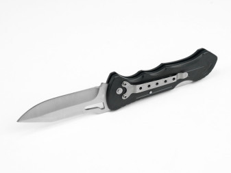 Nůž zavírací s klipem na opasek  černý ALBAINOX ABS 18027