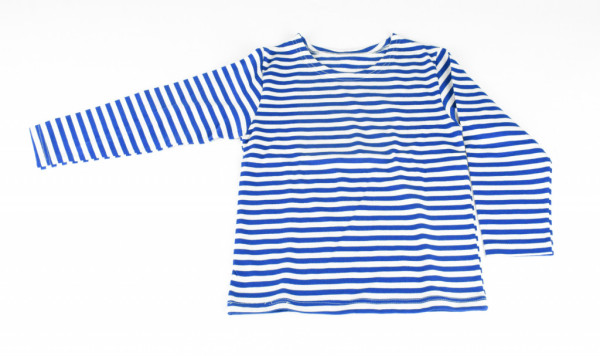 Tričko dětské námořnické, dlouhý rukáv, světlé pruhy