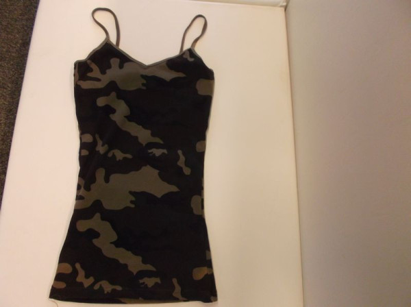 Tričko-tílko dámské tank top Beata woodland