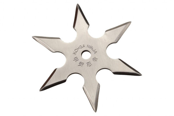 Hvězdice NINJA kovová - 6 cípů