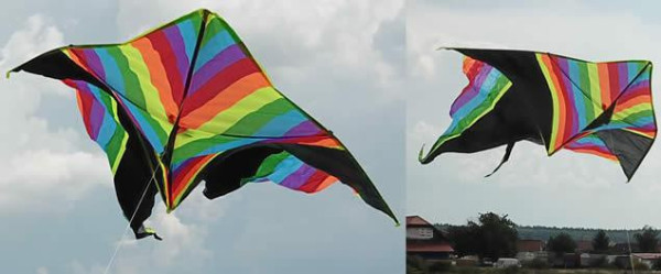 Drak letající barevný 150cm