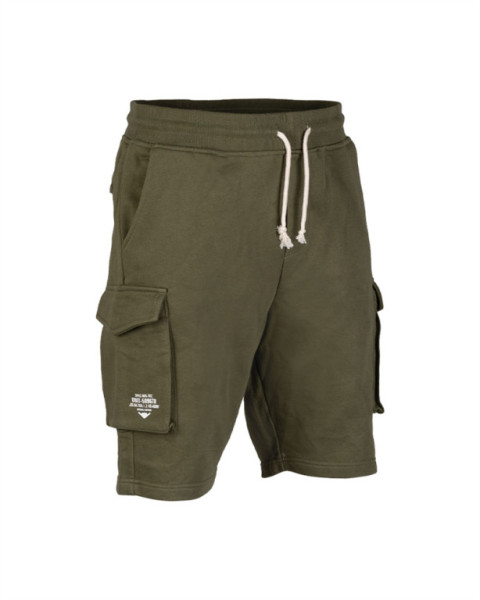 Kraťasy teplákové US SWEATSHORTS COTTON OLIV, L