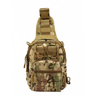 Batoh - taška na hruď, multicam, 20L, 22*12*30CM, Smilodon