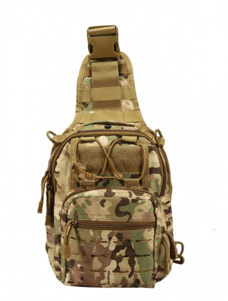 Batoh - taška na hruď, multicam, 20L, 22*12*30CM, Smilodon