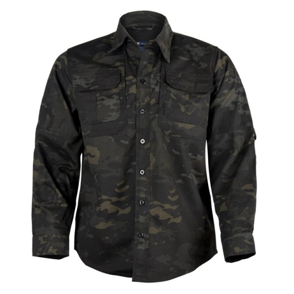 Blůza maskáčová multicam black, XL, Smilodon