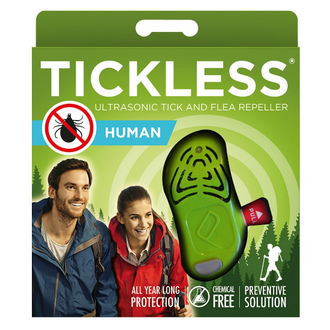 Odpuzovač ultrazvukový na klíšťata Tickles Human - zelený