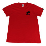 Tričko s výšivkou, červená, vel. 2XL, Smilodon