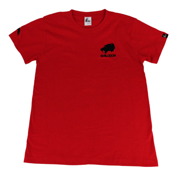 Tričko s výšivkou, červená, vel. 3XL, Smilodon
